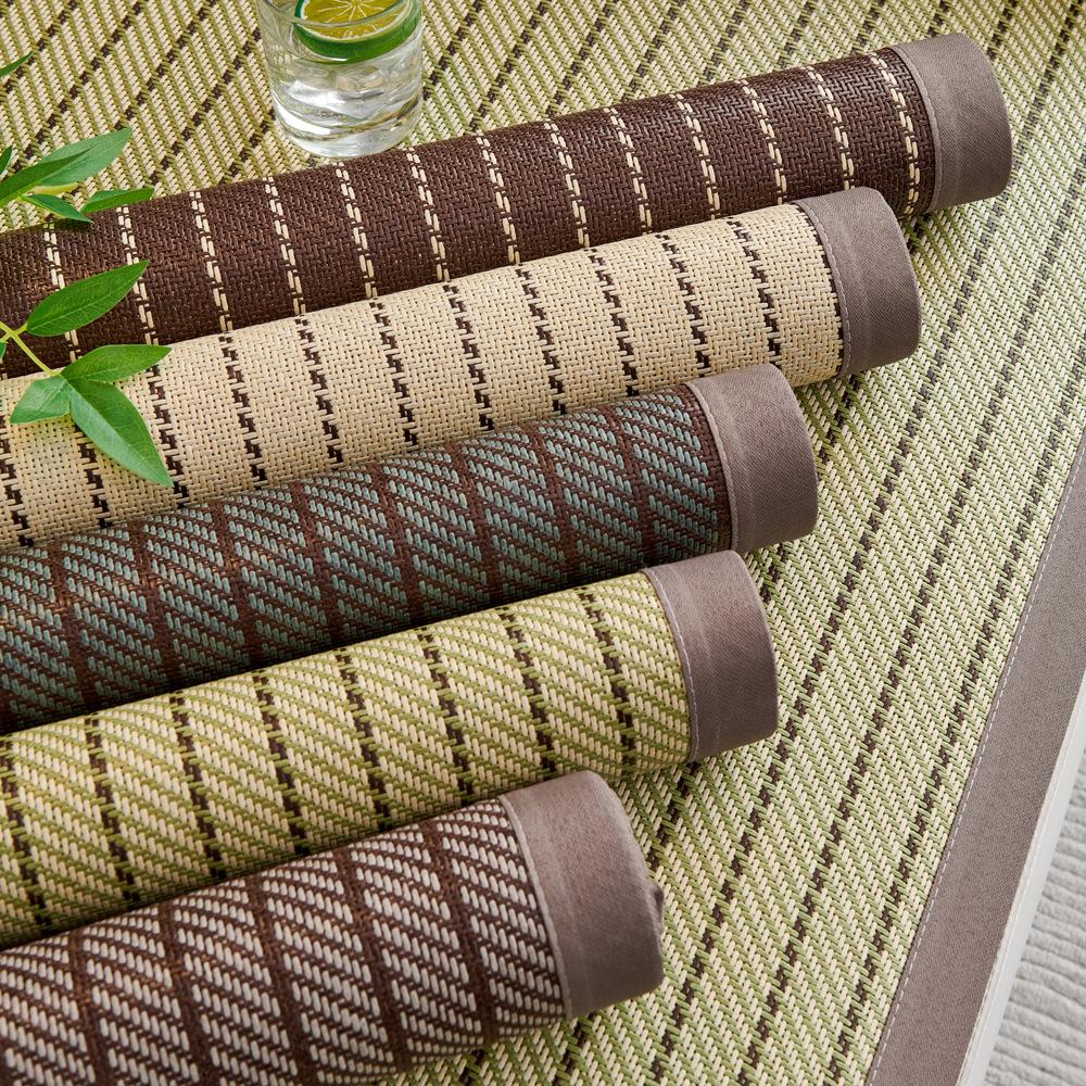 Summer Sofa Cushion Summer Mat Cool Pad Summer Rattan Mat Ice Silk Living Room Non-Slip Universal Fabric Leather Cushion Simple Modern