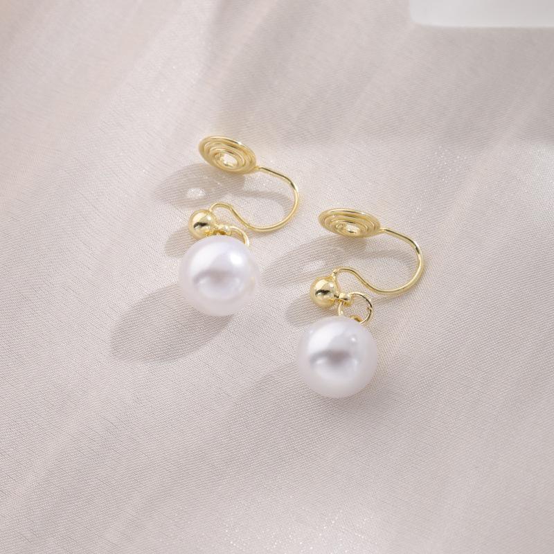 Orecchini Dolci da Fatina Stile Coreano Senza Foro: Design Versatile, Chic e di Alta Gamma per Zampironi.