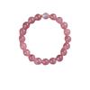 Natural Hibiscus Pink Moonstone Crystal Bracelet Unique original design simple and fresh peach blossom bracelet