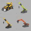 Inertia Construction Vehicles Set With Moving Joints For Kids Learning And Play