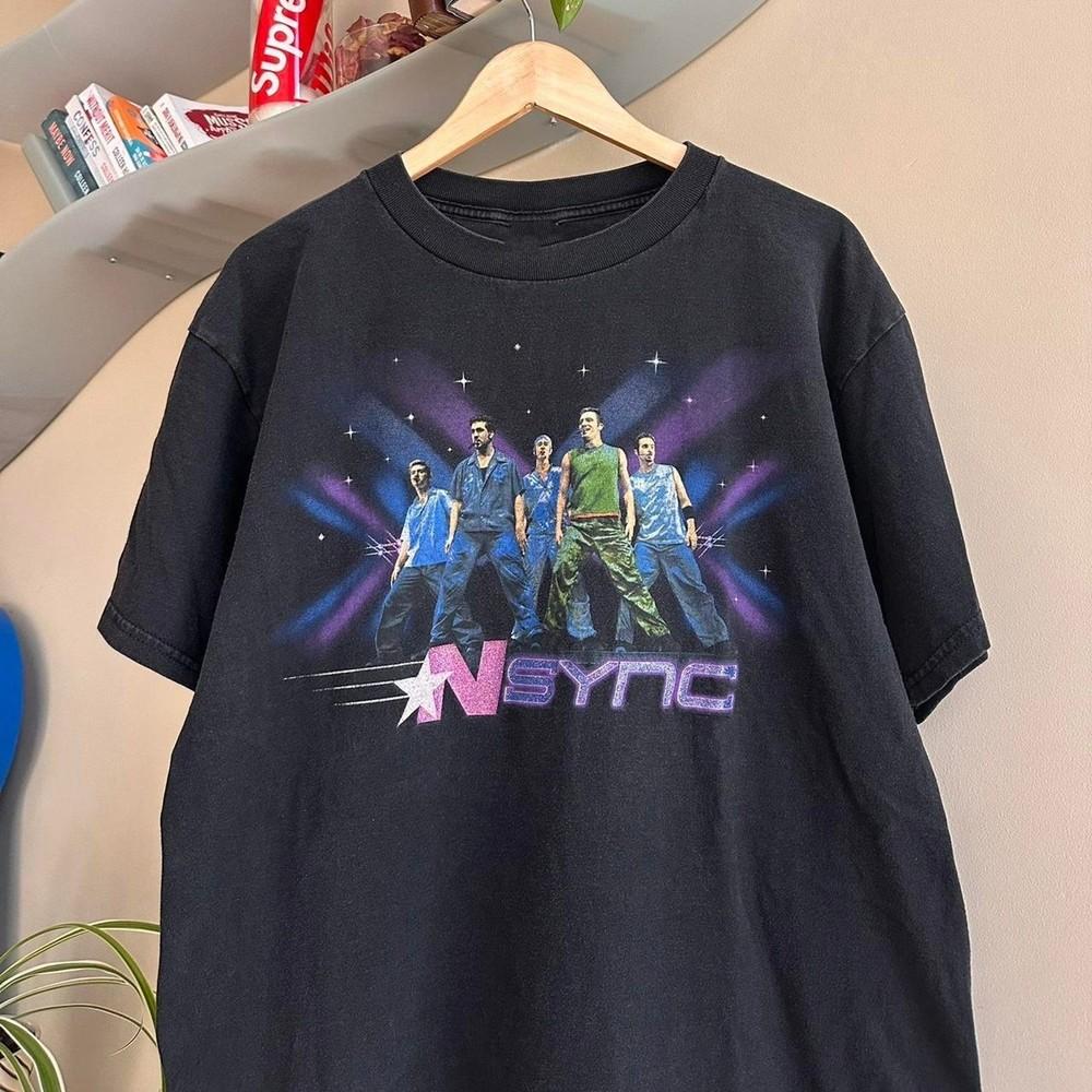 

New Hot Nsync Rock Music Band Short Sleeve Black S to 5XL Shirt PN332 Unisex T-Shirt Graphic Tee XL