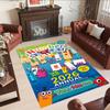 Numberblocks Personalized Name Floor Rug Office Rug Perfect for Playrooms Entryway Game Room Study room Antislip Carpet Anime Office Decor
