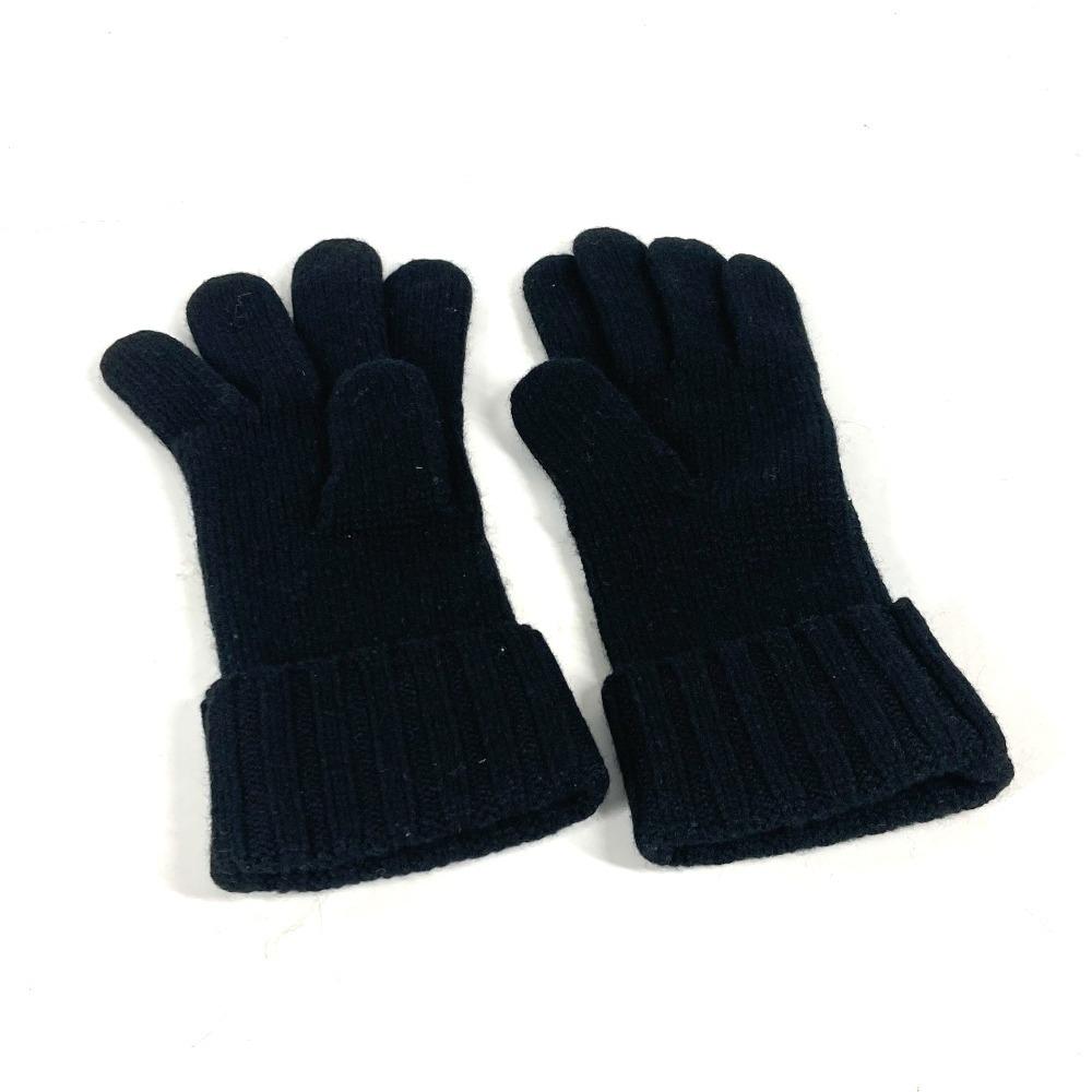 CHANEL NO5 logo gloves Accessories gloves Cashmere Black/blue