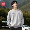 MINISO Men's Casual Crew Neck Pullover Sweatshirt