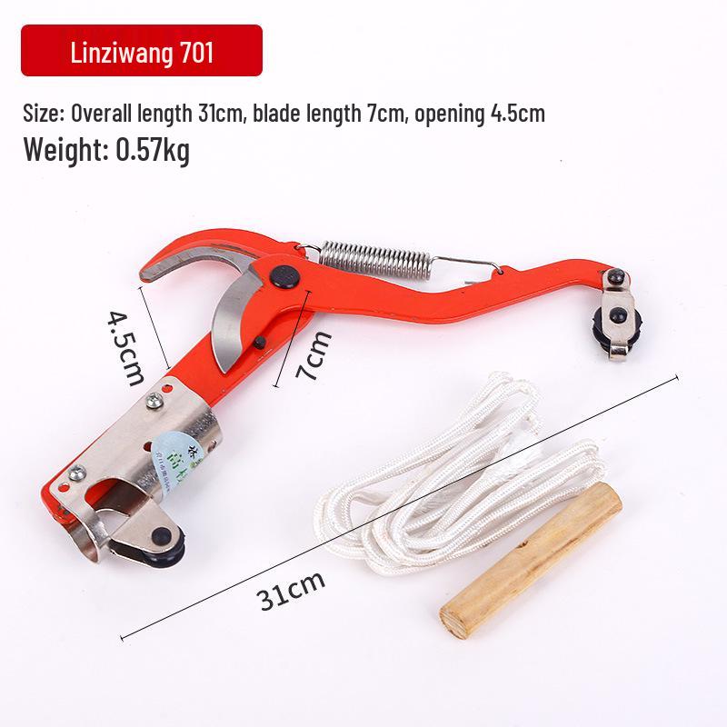 Telescopic High-Branch Pruner & Saw for Fruit Picking and Tree Pruning