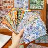 30Pcs DIY Scrapbook Stickers Cartoon Decorative Magazine Photo Card Stickers Matte Film Glossy Film Materials For Notebook Diary