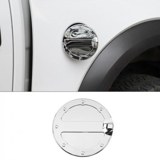 Exterior Gas Tank Cap Fuel Filler Door Cover Trim For Ford F150 2009-2014 Chrome