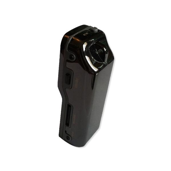 Glossy Black Mini Camera with Voice Detection