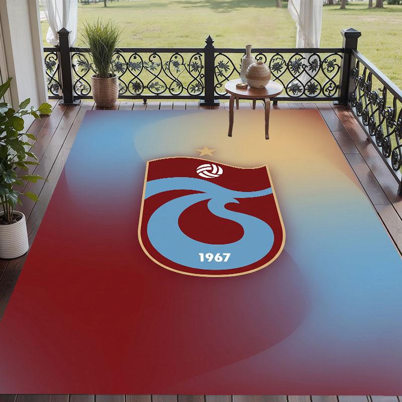 Weicher Bodenteppich Trabzonspor FC Muster Teppich Teppichboden Dekomatte Für Wohnzimmer Heimdekoration