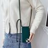 Crossbody Lanyard Cord Liquid Silicone Case For iPhone 16 Plus 11 12 Mini 17 15 14 13 Pro Max 17 Air Necklace Strap Soft Cover