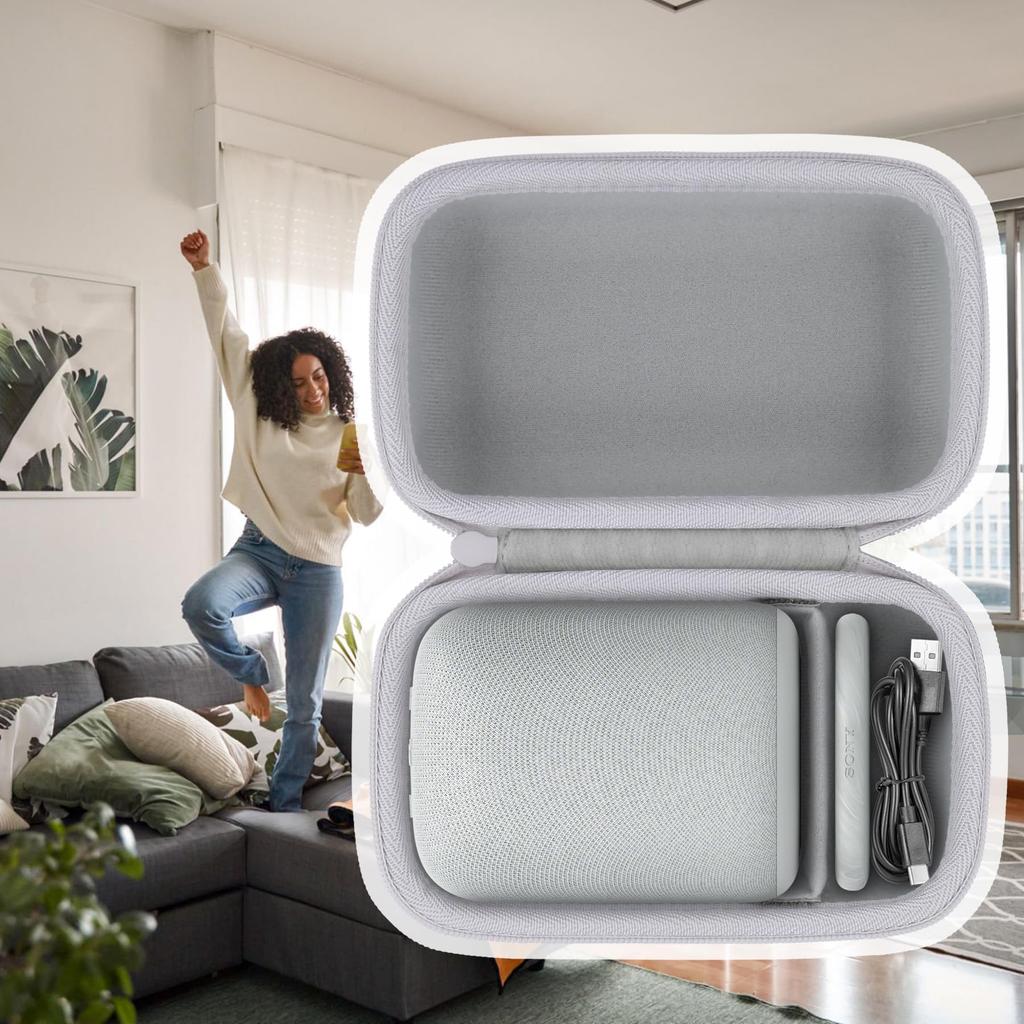 (Case only) Sony Wireless Speaker SRS-LS1 LinkBuds Speaker SRS-LS1 HC Storage Case, Off-White - co2CREA