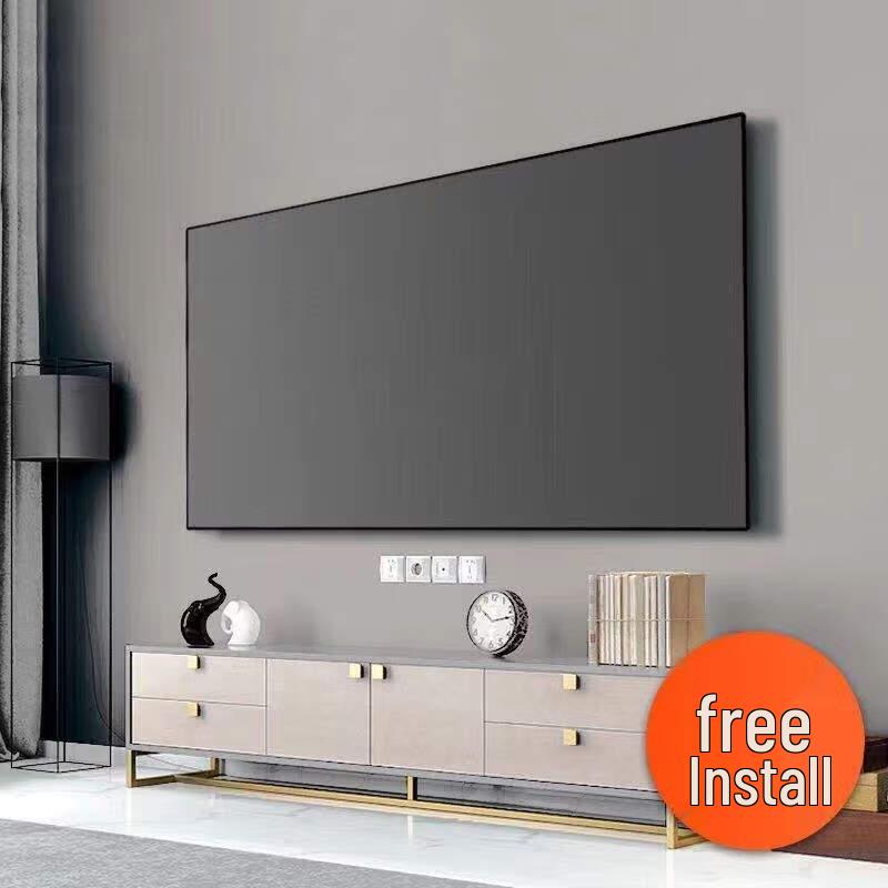 Baidun 8K HD Anti-Licht Festrahmen Projektorleinwand