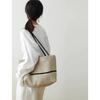 New High-end Light Luxury Cotton-linen Shoulder Bag, Large-capacity Commuter Handbag, Casual Versatile Tote Bag