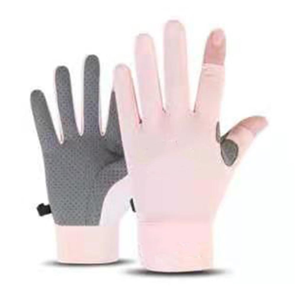 

1 Pair Quick-Dry 2 Fingerless Bike Gloves For Cycling, Driving and Outdoor Sports розовый