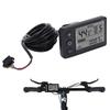 S866 Electric Display LCD Meter 24V 36V 48V Electric Scooter Control Panel with Plug Electric Bike LCD Display Meter Throttles 2