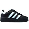 adidas Originals SUPERSTAR XLG Resistenti all'Abrasione Scarpe da Skateboard Basse Unisex Blu Nero IG9777(Team373-)