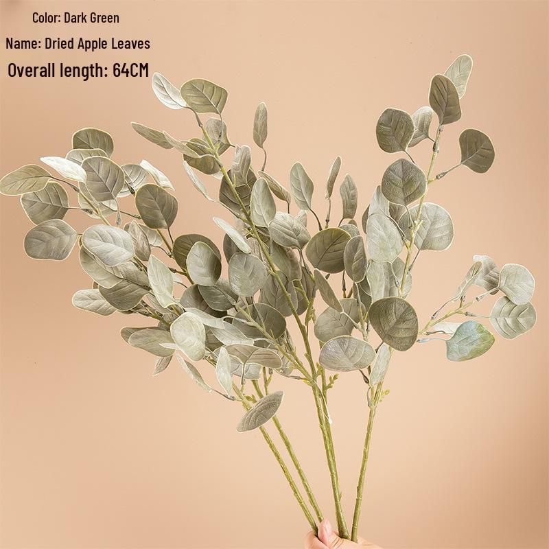 Artificial Dried Apple Leaves for Home and Wedding Decor - MW56668