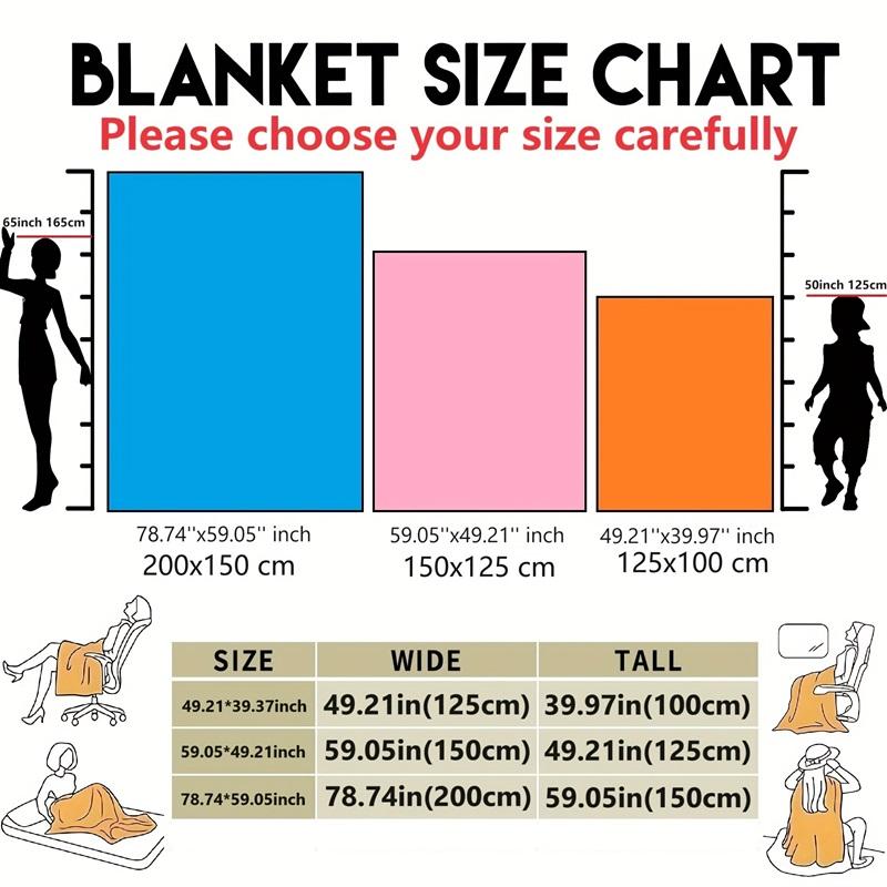 Colorful butterfly-themed pattern Flannel printed blanket suitable for all seasons suitable for living room office sofa travel