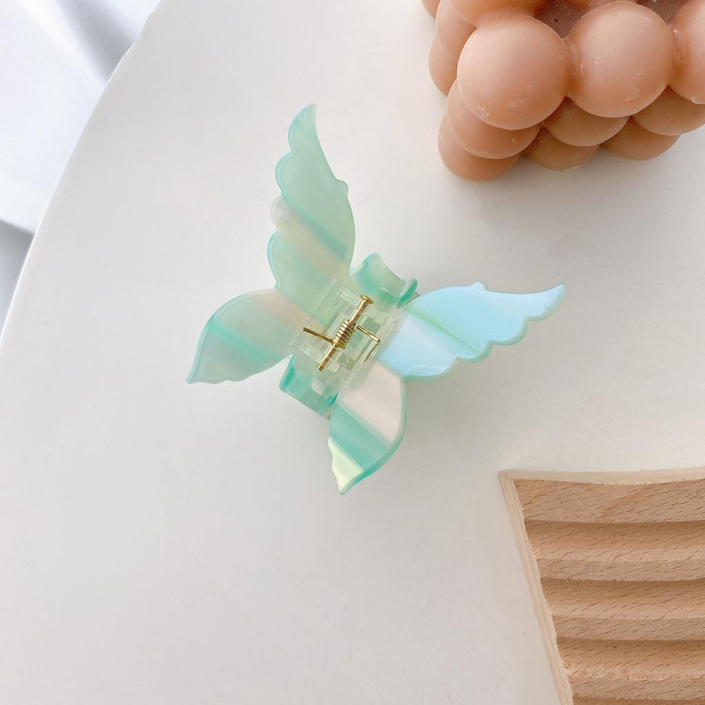 Elegant Handmade Acetate Hair Claw Clip With Butterfly Style For Trendy Girls