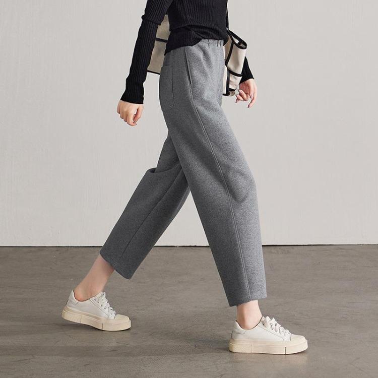 Women Loose Casual Harem Pants Sports Nine Point Sweatpants Sickle Pants New