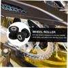 ibasenice 2pcs Chain Tensioner Chain Roller Tensioner Bearing Wheel Guide Roller Chain Slider Guide Roller Wheel Roller Bike Chain