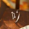 Banyan Tree S925 Silver Zodiac Constellation Ring - Women's Summer Simple Birthday Jewelry