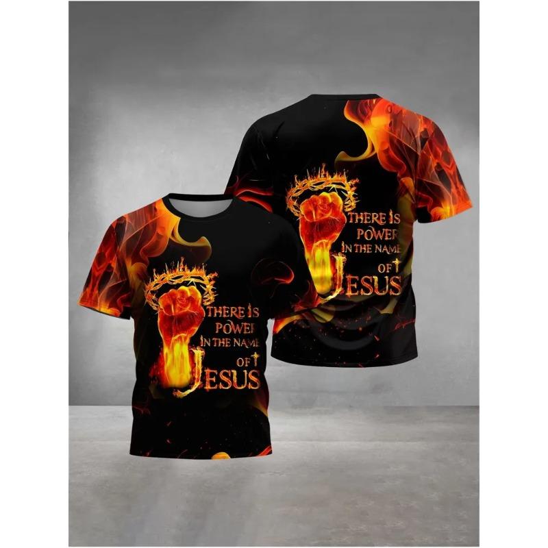 Summer Children's 3D Printed Crew Neck T-Shirt Fashion Versatile Trend Breathable Casual