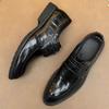 2025 Men's Soft Leather Lightweight Breathable Formal Office Shoes: Trendy, Versatile British Business Footwear