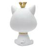 Cat Storage Figurine White | Gold