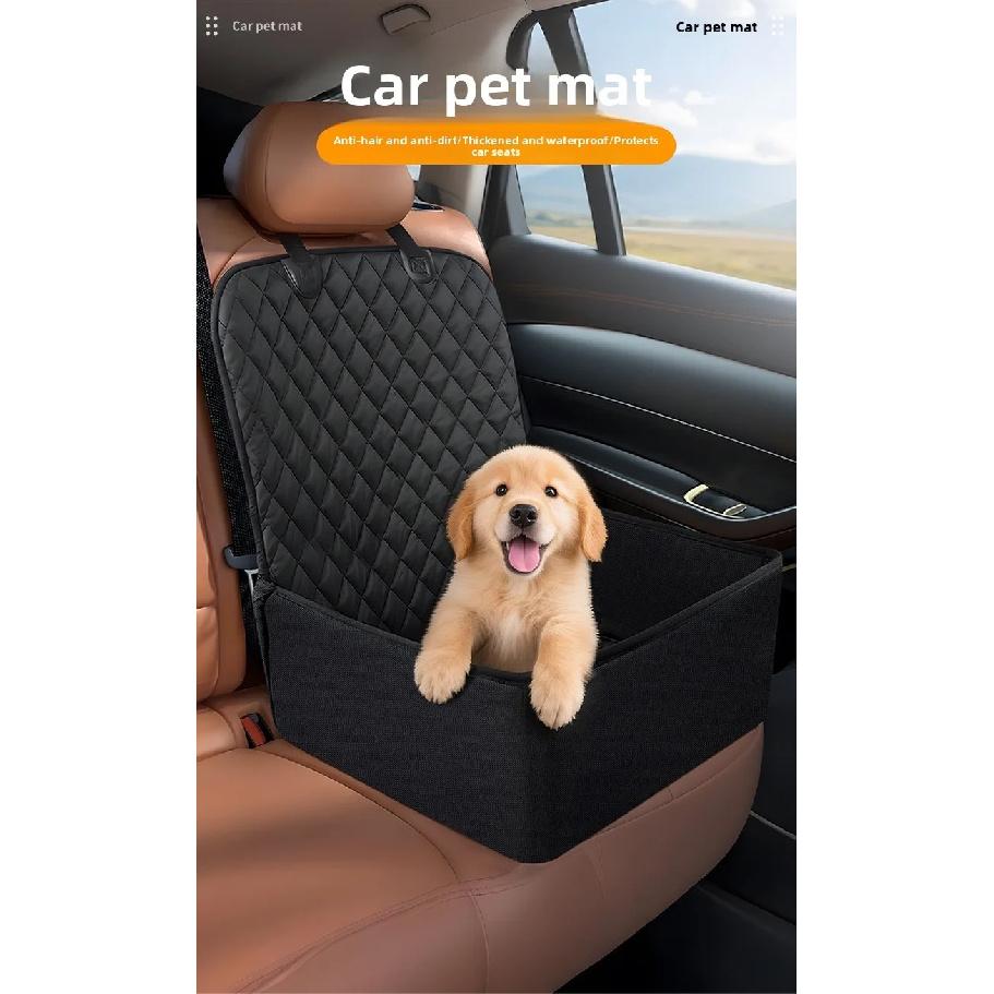 Universal Waterproof Pet Car Rear Seat Cover Foldable Anti-Dirt Dog Cat Travel Mat for All Seasons
