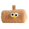 Cartoon Furry Pencil Pouches Plush Pen Pencil Storage Bag Pen Organizers Large Capacity Pencil Bag Travel Makeup Bag