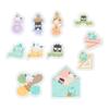 Sanrio Stationery Time Sanrio Characters Tracing Paper Stickers Blue 339148