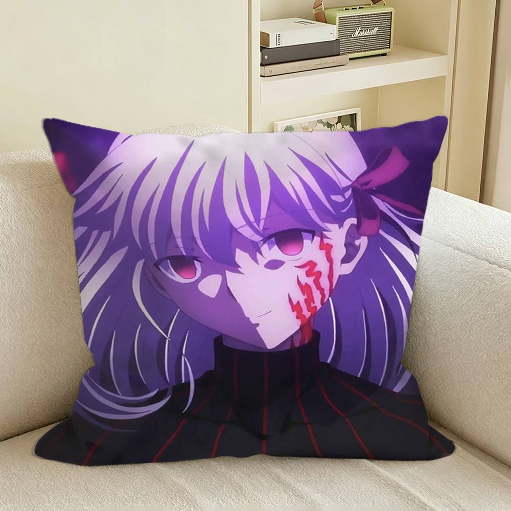 Rin Tohsaka FATE Anime Saber Square Sofa Pillow Cover Solid Color Living Room Home Decor Cushion Case
