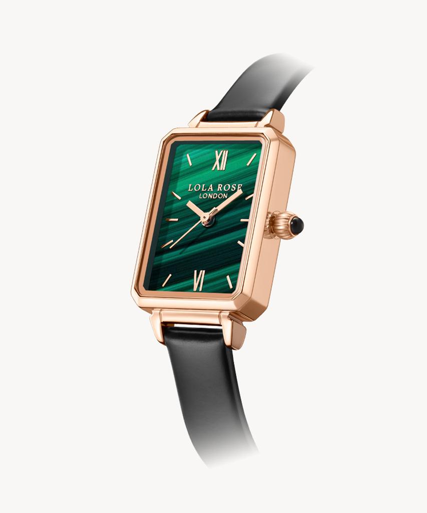 Lollalojeu Ms Lola Malachite Textured Leather Strap Women'S Watch