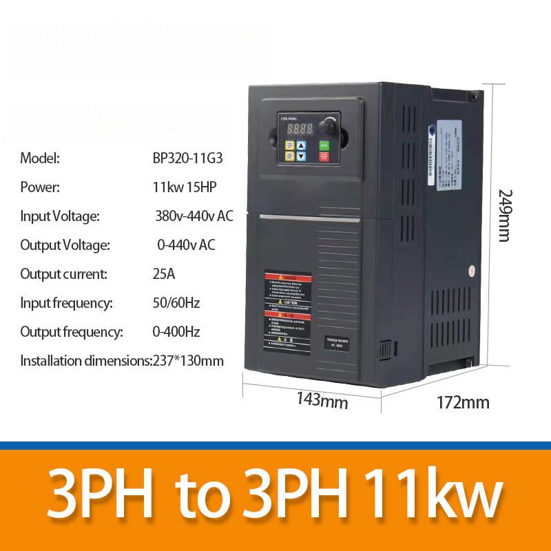 RQ320 Single Phase To Three Phase VFD/VSD Frequency Inverter For Motor Portable Variable Frequency Drive
