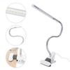 Flexible Reading LED Desk Lamp Metal Hose Lamp with Clip USB Interface Table Lamp