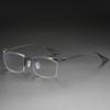Latest Designer Style Super Fashion Half-rim Titanium Eyewear Optical Frames for Unisex Ready