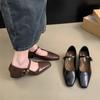 British Platform Leather Mary Jane Shoes Ladies Designer Soft-soled Increase Women's Shoes Fashion Light Low-heeled Heels Female