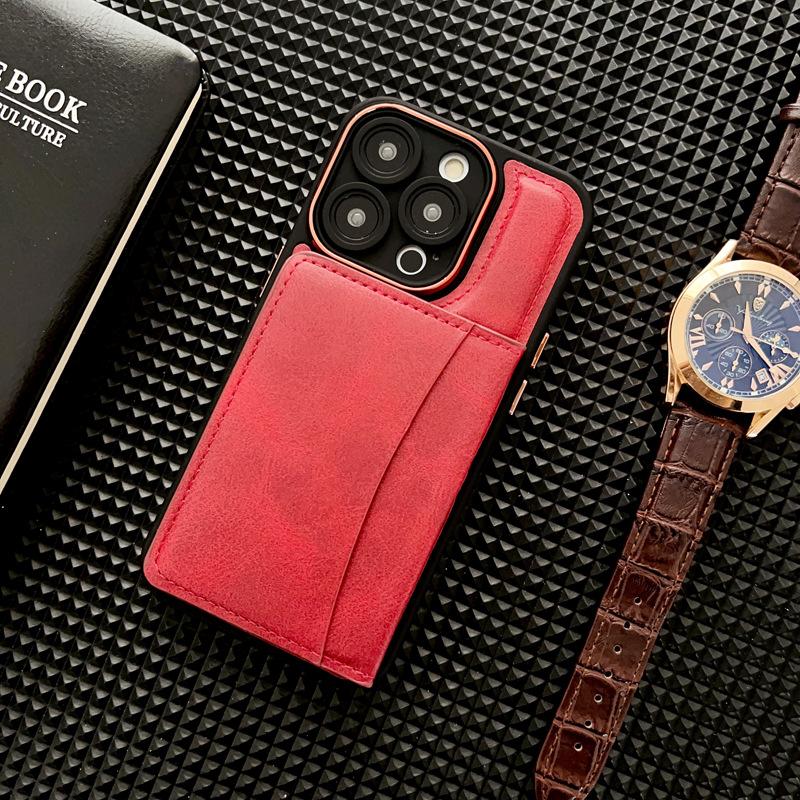 Multi-functional Card Case Holder with Magnetic Attraction, Suitable for IPhone 15promax Phone Cases, IPhone14 Full Package 13/12/11