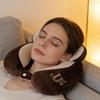 U-Shaped Neck Pillow, Specialized Neck Support Pillow for Train and Airplane Use, Neck Rest Pillow U-Shaped Cervical Spine Support Pillow