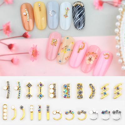 5 teil/paket Nagel Strass 3D Acryl Tipps DIY Dekoration Nail art Maniküre