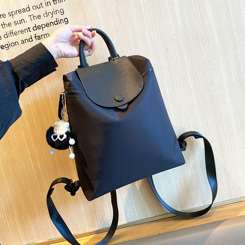 

All-Match Commute Square Waterproof Net Red Women s Backpack Black