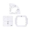 Acrylic DIY Sewing Patchwork Ruler Special-Shaped Hollow Sewing Template Presser Foot Patchwork Template Quilting Tool