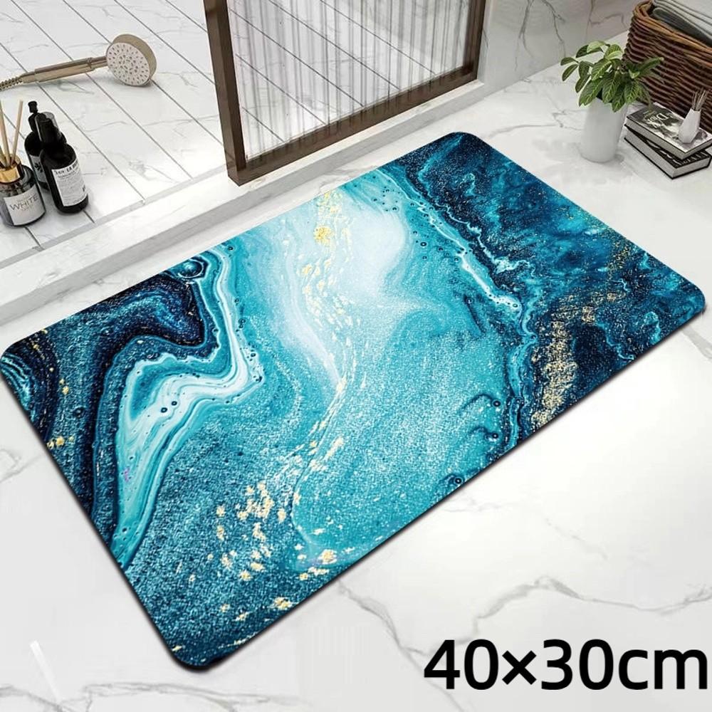 Quick Dry Kitchen Drain Mat Gilded Marble Absorbent Floor Mat New Tableware Countertop Mat