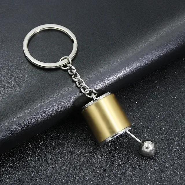 Creative Metal Mini Auto Parts Car Wheel Keychain Body Kit Enthusiast Keyring Accessories Key Ring Chain for Men Woman Gift
