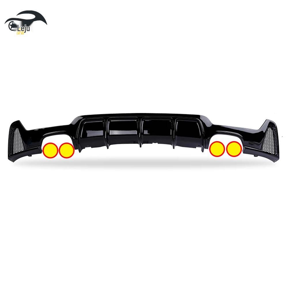 Rear Diffuser MP Style for 14-20 BMW 4 Series F32 - Single Side, Quad Outlet