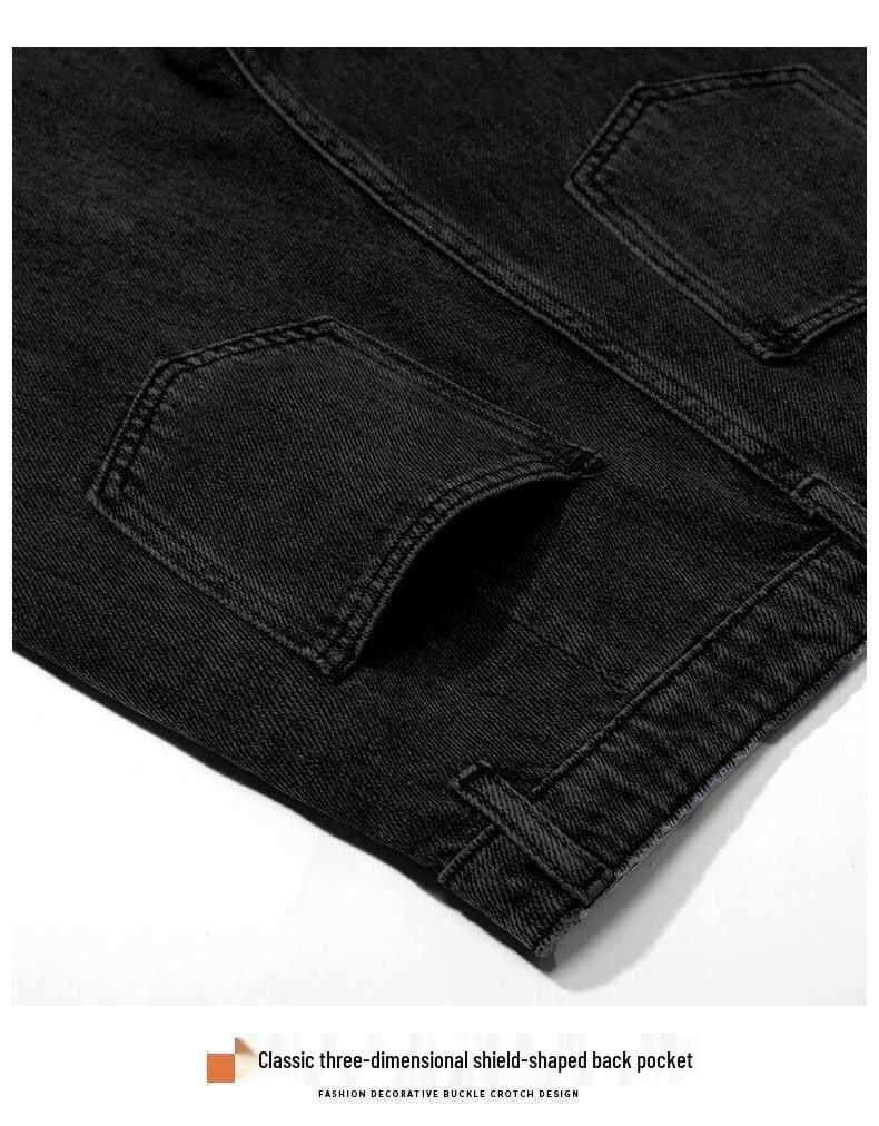 Women's High Waist Fleece-Lined Wide-Leg Jeans, Plus Size, Winter 2025, Slimming Straight-Leg, Floor-Length.