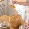 Spacious Transparent Storage Jar for Kitchen Pantry Organize Grocery Essentials in Style