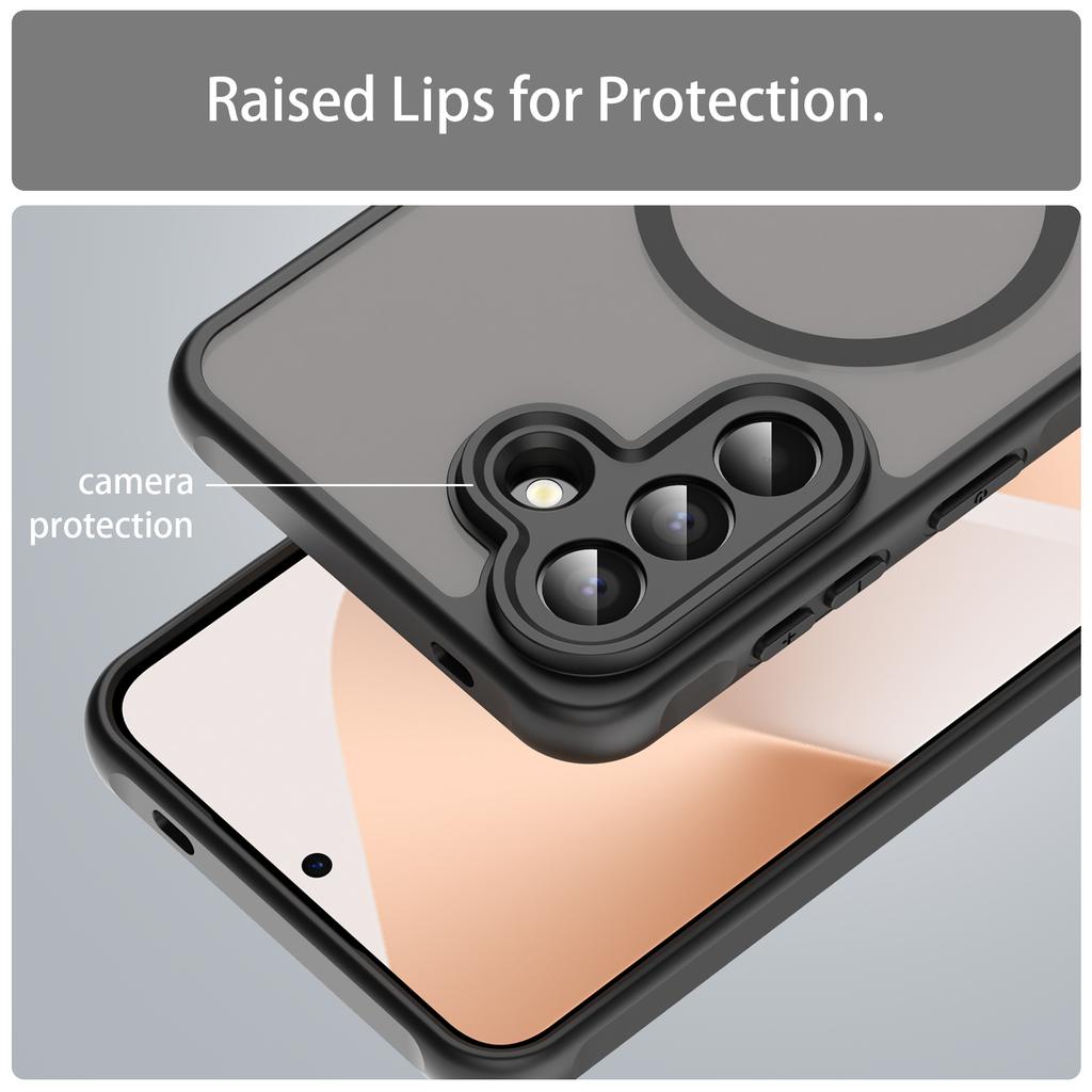 For Samsung Galaxy A57 5G Magnetic Case Anti Drop PC + TPU Phone Cover