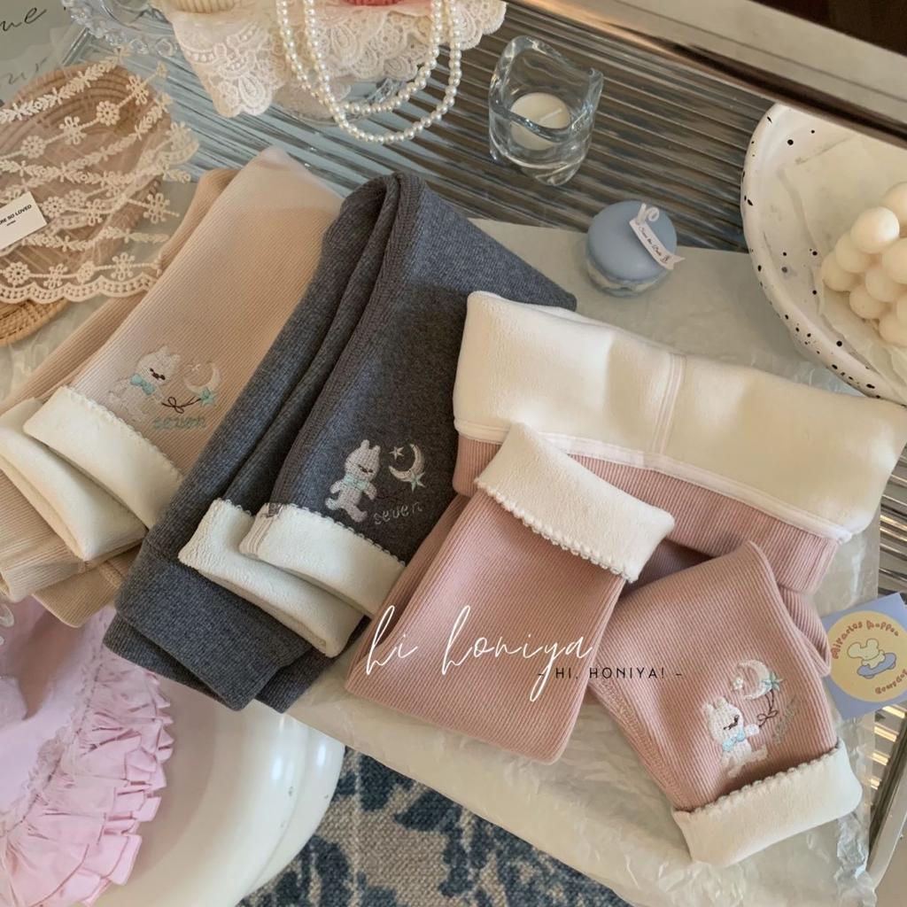 Dívčí fleecové legíny Podzim Zima Korejský samet Teplé kalhoty 1-6 let Dívka Neformální Zesílené kalhoty